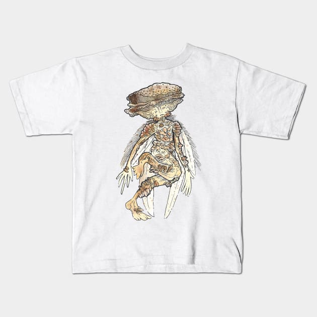 Fall Woodland Fairy Kids T-Shirt by Ballyraven